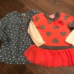 Cute coral toddler top bundle!
